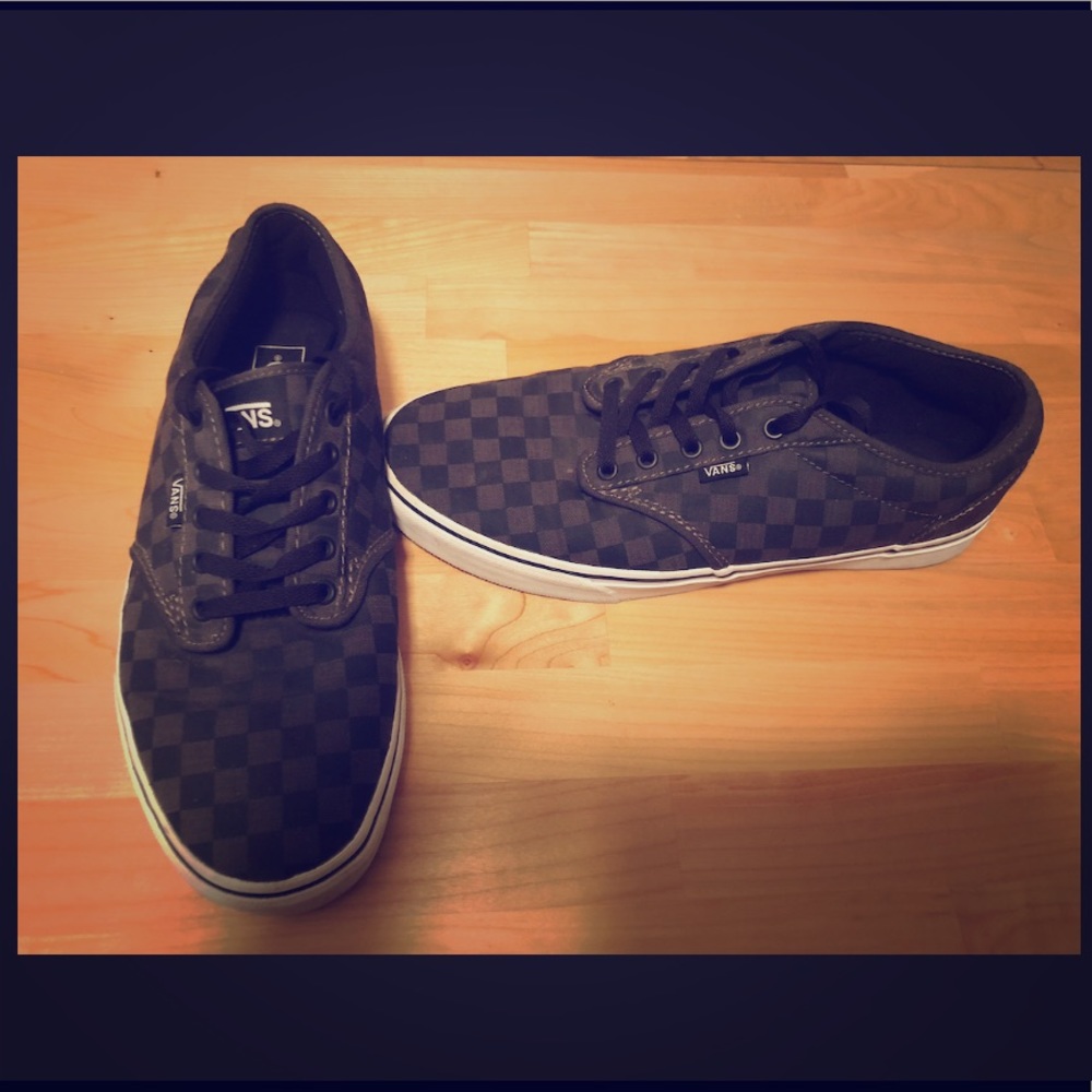 Mens checkered Vans